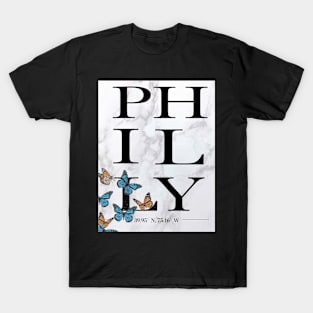 philly with butterfly T-Shirt